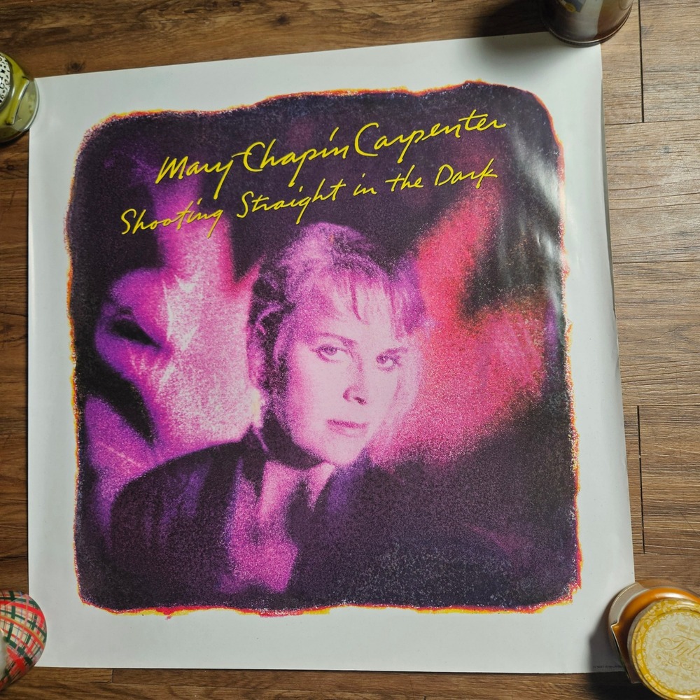 Mary-Chapin Carpenter Shooting Straight In The Dark 1990 Promo Poster 26x27 CBS